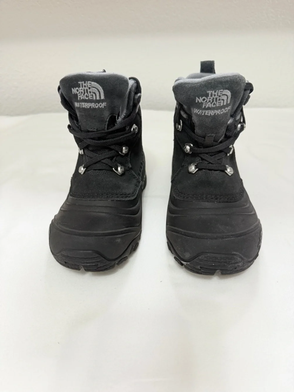 The North Face Waterproof Snow Boots Kids US 12 Black Winter